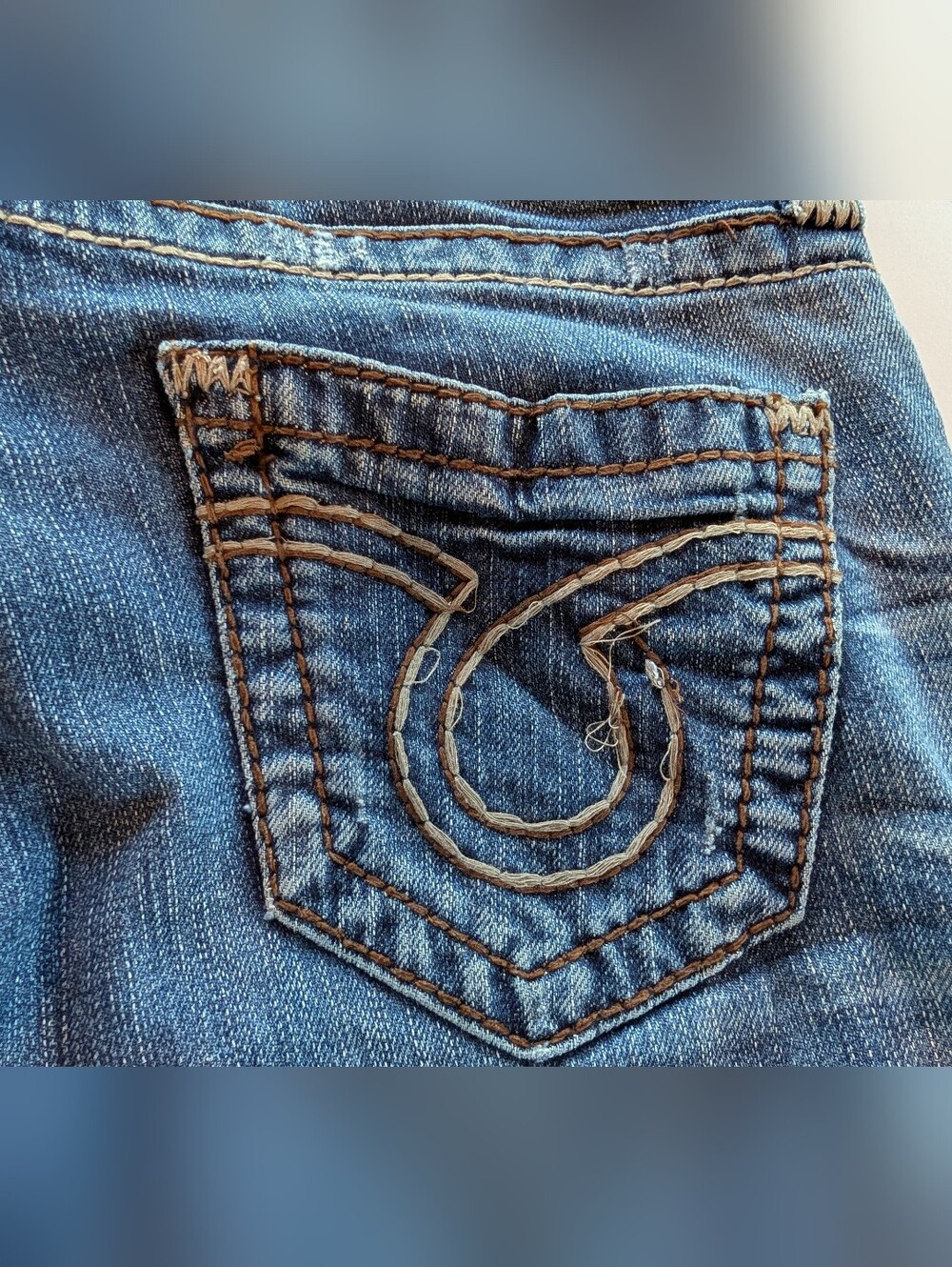 Y2K Big Star Sophie Low Rise Embellished Pockets Denim Jeans 28L - Picture 3 of 12